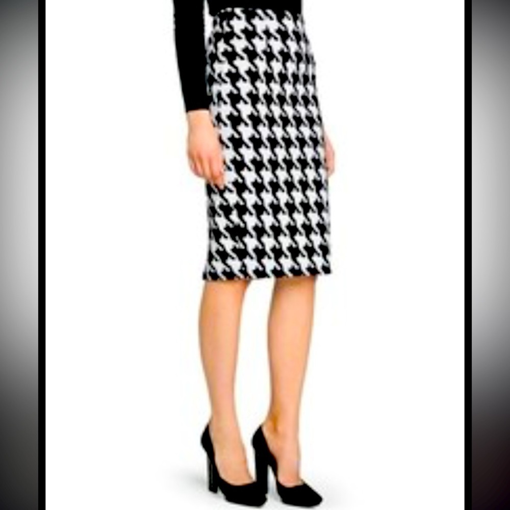 Grace Elements houndstooth pencil Skirt Women's